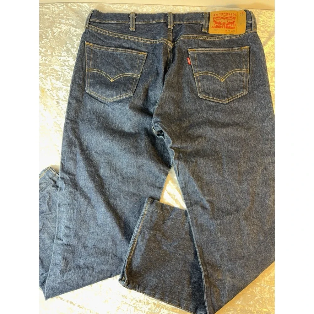 Levi's 501 Original Fit Jeans Mens 36x31‎ Dark Wash Button Fly Straight Denim